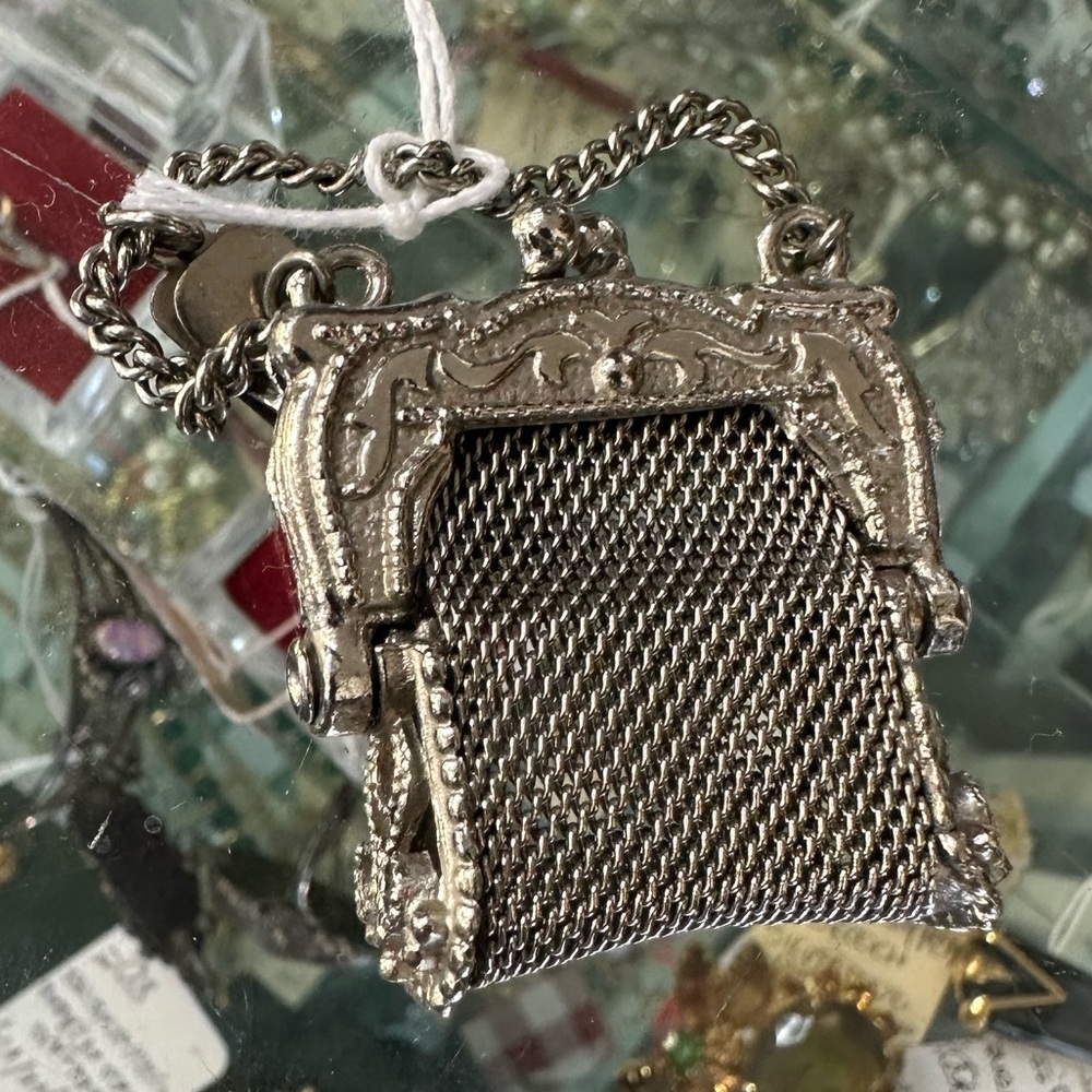 Vintage Silver Mesh Coin Purse